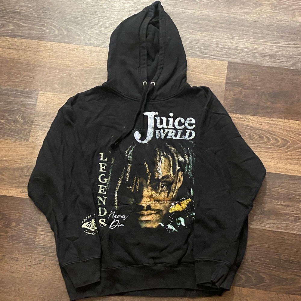 Black Graphic Hoodie
